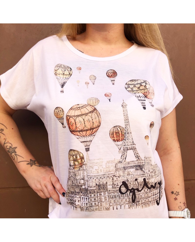 Camiseta globos en Paris