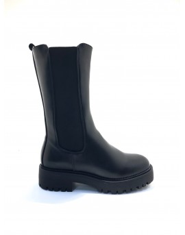 botes de canya alta negres