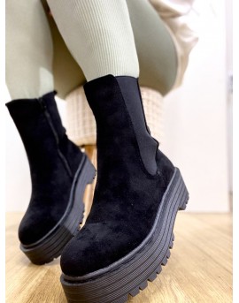 Botes plataforma altes negres
