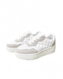 Sneakers plataforma mujer blancas