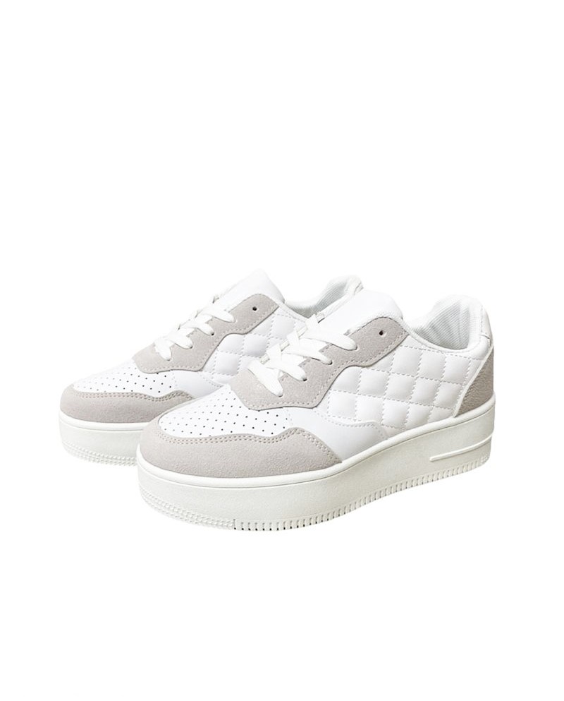 Sneakers plataforma mujer blancas